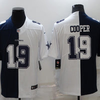 Men's Dallas Cowboys Amari Cooper #19 Navy/White Game Jersey1