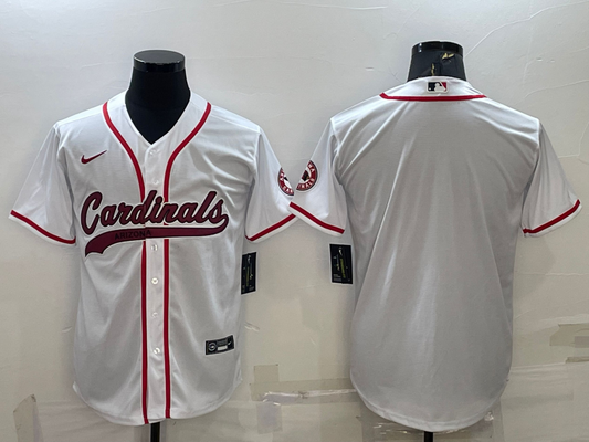 Men's Arizona Cardinals White Blank Jersey1