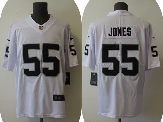 Men's Las Vegas Raiders Chandler Jones #55 White Game Jersey1