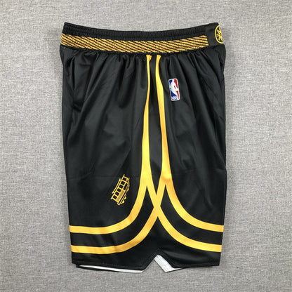 Men's Golden State Warriors Black 2023/24 Swingman City Edition Shorts1