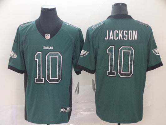 Men's Philadelphia Eagles Desean Jackson #10 Midnight Green Game Player Jersey1