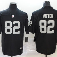 Men's Las Vegas Raiders Jason Witten #82 Black Game Jersey1