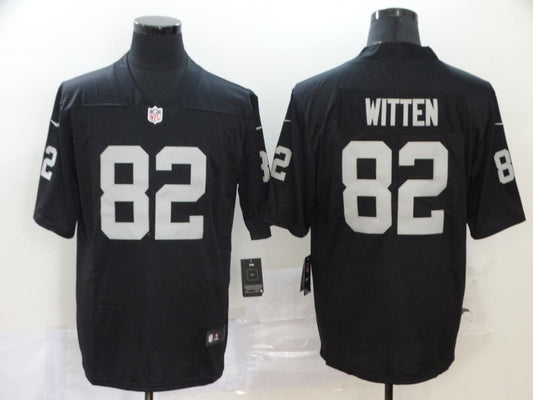 Men's Las Vegas Raiders Jason Witten #82 Black Game Jersey1
