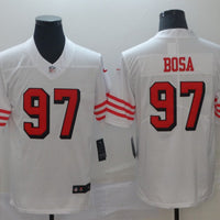 Men's San Francisco 49ers Nick Bosa #97 White Vapor Limited Jersey1