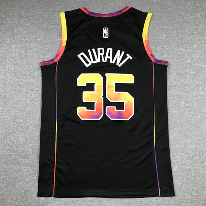 Men's Phoenix Suns Kevin Durant #35 Black 2022/23 Statement Edition Swingman Jersey1