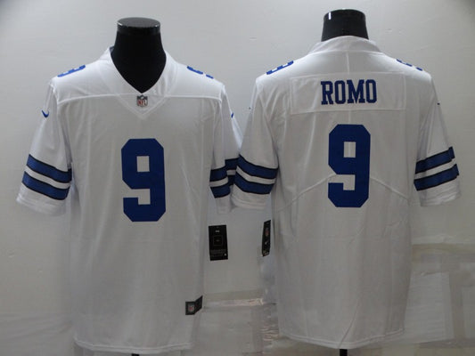 Men's Dallas Cowboys Tony Romo #9 White Game Jersey1