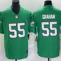 Brandon Graham #55 Philadelphia Eagles Kelly Green Game Jersey - JerseysFreak