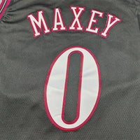Tyrese Maxey Philadelphia 76ers Black Classic Edition Jersey - 4