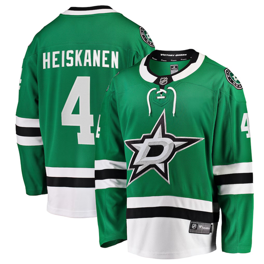 Men's Dallas Stars Miro Heiskanen #4 Fanatics Kelly Green Team Color Breakaway Player Jersey