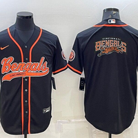 Men's Cincinnati Bengals Black Fashion Jersey2