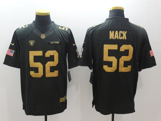 Men's Las Vegas Raiders Khalil Mack #52 Black Game Jersey1