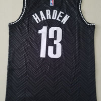Men's Brooklyn Nets James Harden #13 Black 2020/21 Swingman Player Jersey1