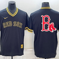 Men's Boston Red Sox Black Alternate Replica Player Jersey1