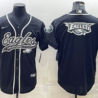 Men's Philadelphia Eagles Black RFLCTV Limited Jersey1