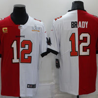 Men's Tampa Bay Buccaneers Tom Brady #12 Red/White Game Jersey1