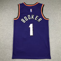 Men's Phoenix Suns Devin Booker #1 Purple 2022/23 Swingman Jersey1 - Classic Edition