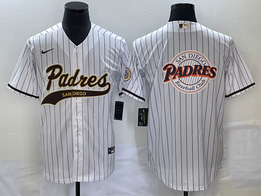 Men's San Diego Padres White Replica Player Jersey1 Joint Edition