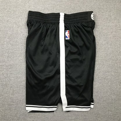 Men's Brooklyn Nets Black Basketball Shorts1