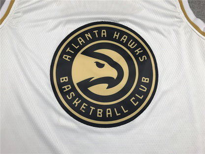 Men's Atlanta Hawks Trae Young #11 White Swingman Jersey1