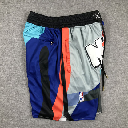 Men's Brooklyn Nets Black 2023/24 Pocket Shorts1 City Edition