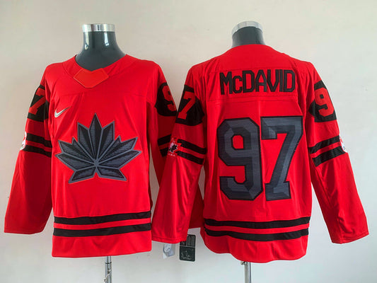 Men's Toronto Maple Leafs Connor McDavid #97 Red Player Game Jersey1