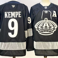 Men's Los Angeles Kings Adrian Kempe #9 Black Breakaway Player Jersey