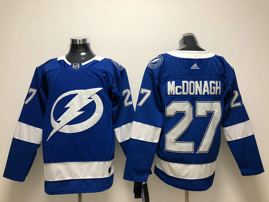 Men's Tampa Bay Lightning Ryan McDonagh #27 Blue Player Jersey1