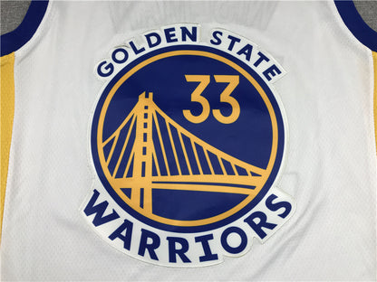 Men's Golden State Warriors James Wiseman White Fast Break Replica Player Jersey1