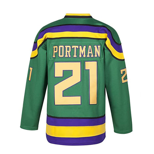 Men's Anaheim Ducks Dean Portman #21 Green Breakaway Jersey1