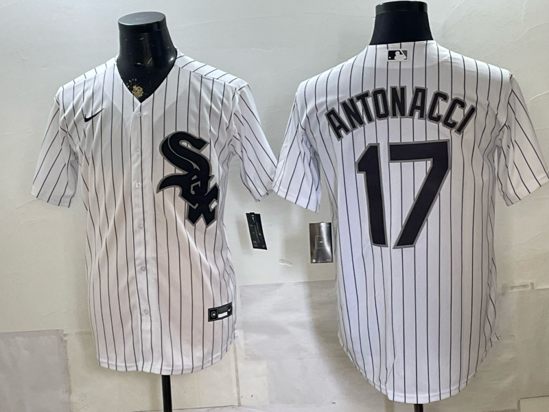 Men's Chicago White Sox Sam Antonacci #17 White Home Limited Jersey