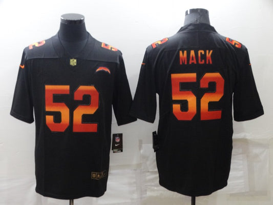 Men's Los Angeles Chargers Khalil Mack #52 Black Alternate Game Jersey1