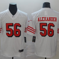 Men's San Francisco 49ers Kwon Alexander #56 White Game Player Jersey1