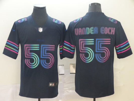 Men's Dallas Cowboys Leighton Vander Esch #55 Navy City Edition Game Jersey1