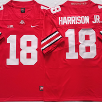 Men's Ohio State Buckeyes Marvin Harrison JR #18 Scarlet Player Game Jersey