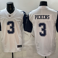 Men's Dallas Cowboys George Pickens #3 White Alternate Game Team Jersey