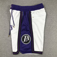Men's Los Angeles Lakers White 2022/23 Basketball Shorts1 City Edition