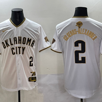 Men's Oklahoma City Thunder Shai Gilgeous-Alexander #2 White Replica Player Jersey