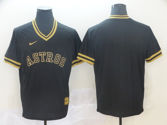 Men's Los Angeles Angels Black Blank Replica Player Jersey1