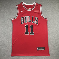 Men's Chicago Bulls DeMar DeRozan #11 Red Fast Break Replica Player Jersey1