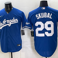 Men's Los Angeles Dodgers Tarik Skubal #29 Royal Alternate Stadium Jersey