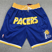 Men's Indiana Pacers Blue Basketball Shorts1