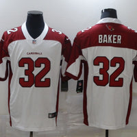 Men's Arizona Cardinals Budda Baker #32 White Game Player Jersey1