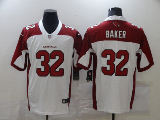 Men's Arizona Cardinals Budda Baker #32 White Game Player Jersey1