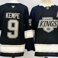 Men's Los Angeles Kings Adrian Kempe #9 Fanatics Black Player Jersey