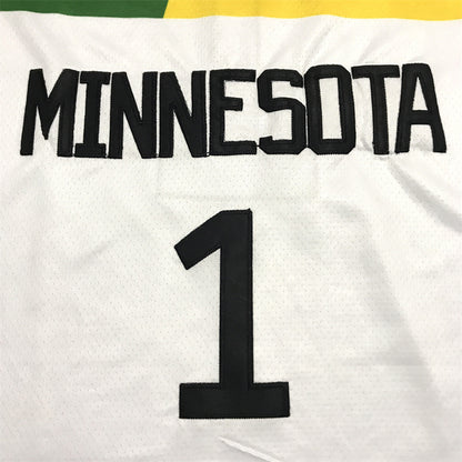 Men's Minnesota Timberwolves Anthony Edwards #1 White Swingman Jersey1 - City Edition