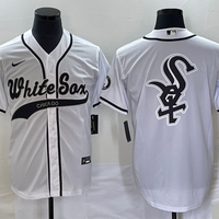 Men's Chicago White Sox White Replica Team Jersey1 Joint Edition