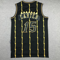Men's Toronto Raptors Vince Carter 1998-99 Black Hardwood Classics Swingman Jersey1
