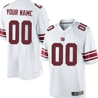 Custom1 New York Giants White Limited Jersey1 Stitched American Football Jerseys