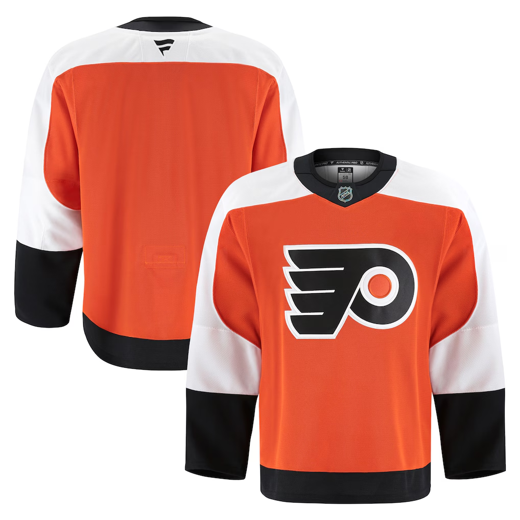 Men's Philadelphia Flyers Fanatics Orange Blank Jersey