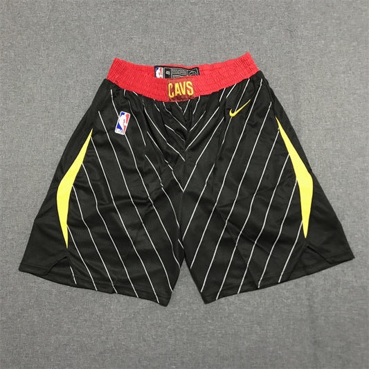 Men's Cleveland Cavaliers Black Basketball Shorts1
